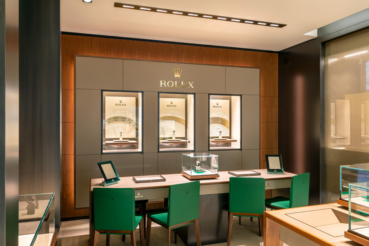 fotografia di Architettura e Interni - Boutique Rolex